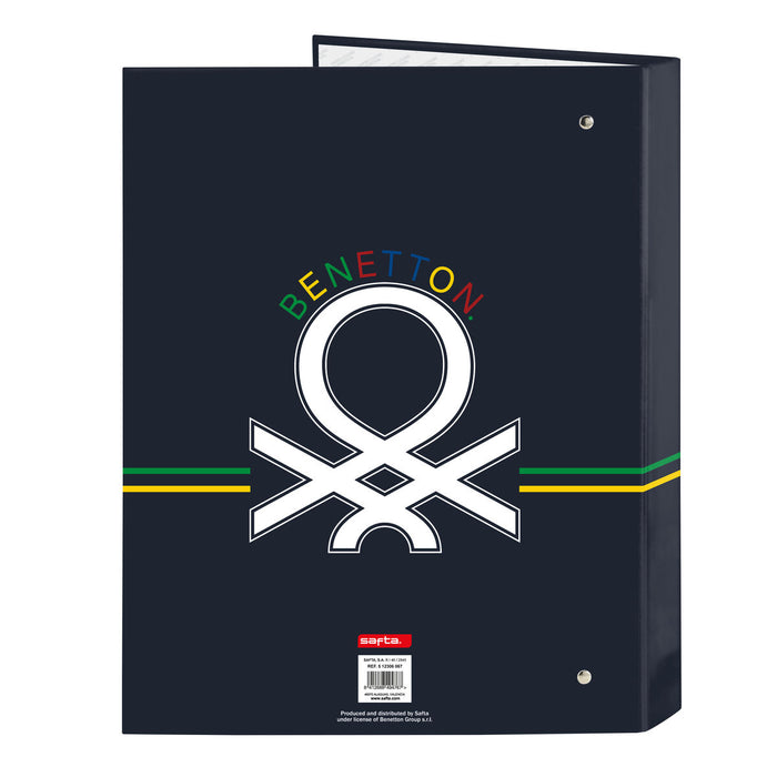 Biblioraft Benetton Sixties Bleumarin A4 (26.5 x 33 x 4 cm)
