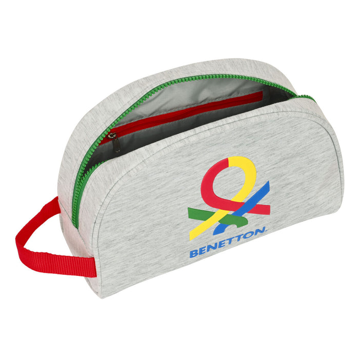 Trusă Școlară Benetton Pop Gri (28 x 18 x 10 cm)