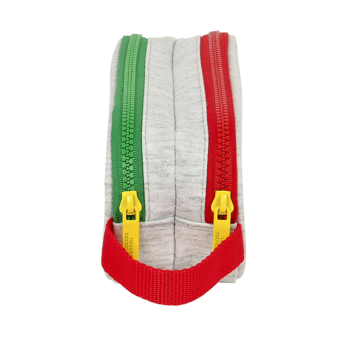 Penar dublu Benetton Pop Gri (21 x 8 x 6 cm)