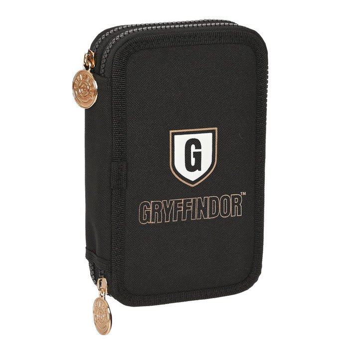 Creion dublu Harry Potter Bravery Negru 12.5 x 19.5 x 4 cm (28 Piese)