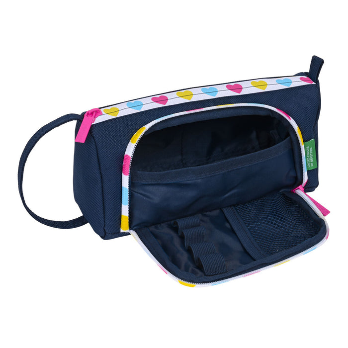 Penar Școlar Benetton Love Bleumarin 20 x 11 x 8.5 cm