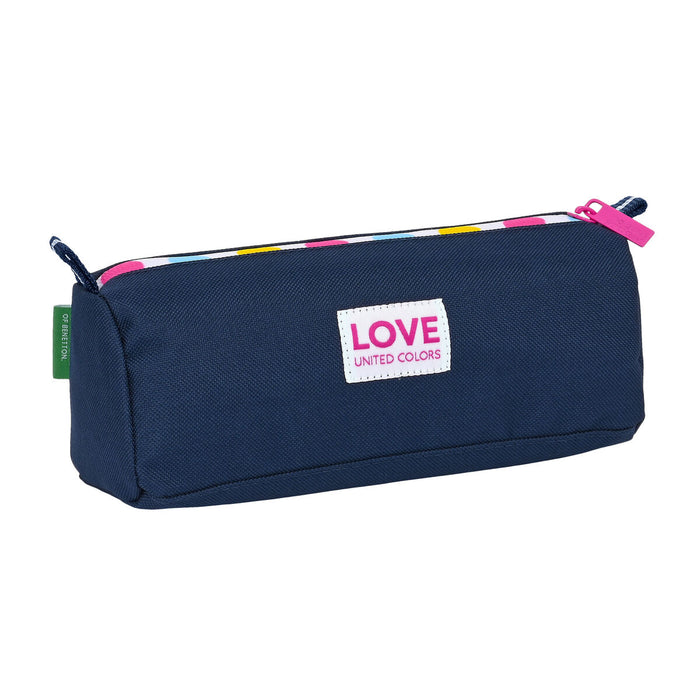Penar Școlar Benetton Love Bleumarin (21 x 8 x 7 cm)