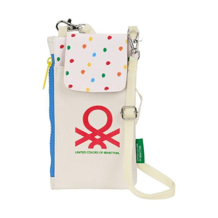 Portofel Benetton Topitos Husă pentru Mobil Alb