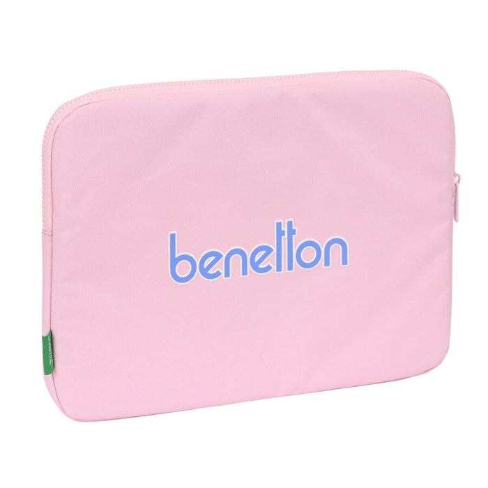 Husă pentru Laptop Benetton Pink Roz (34 x 25 x 2 cm)