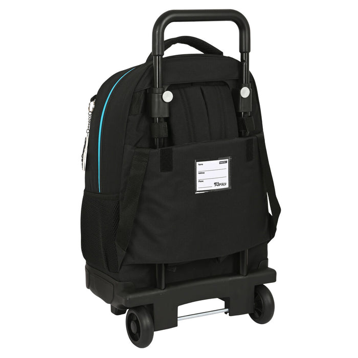 Ghiozdan cu Roți El Niño Green bali Negru (33 x 45 x 22 cm)