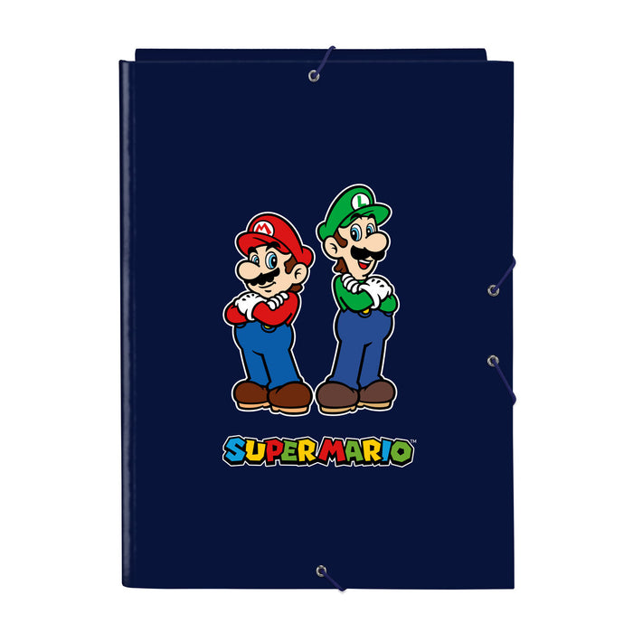 Dosar Super Mario Bleumarin A4