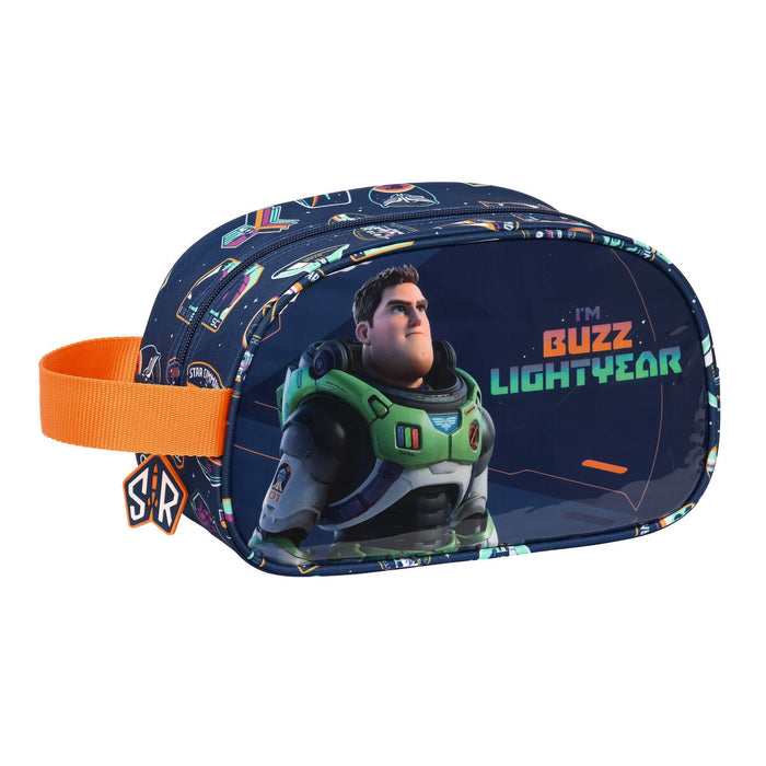 Trusă Școlară Buzz Lightyear Bleumarin (26 x 15 x 12 cm)