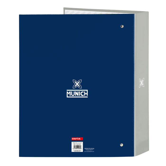 Biblioraft Munich College Gri A4 (27 x 33 x 6 cm)