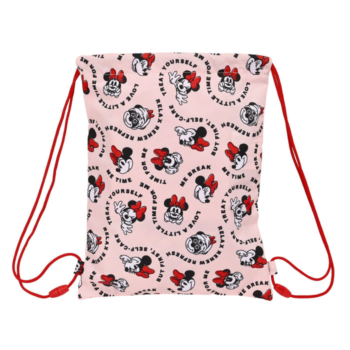 Geantă Rucsac cu Bretele Minnie Mouse Me time Roz (26 x 34 x 1 cm)