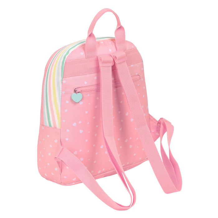Rucsac BlackFit8 Globitos Mini Roz 25 x 30 x 13 cm