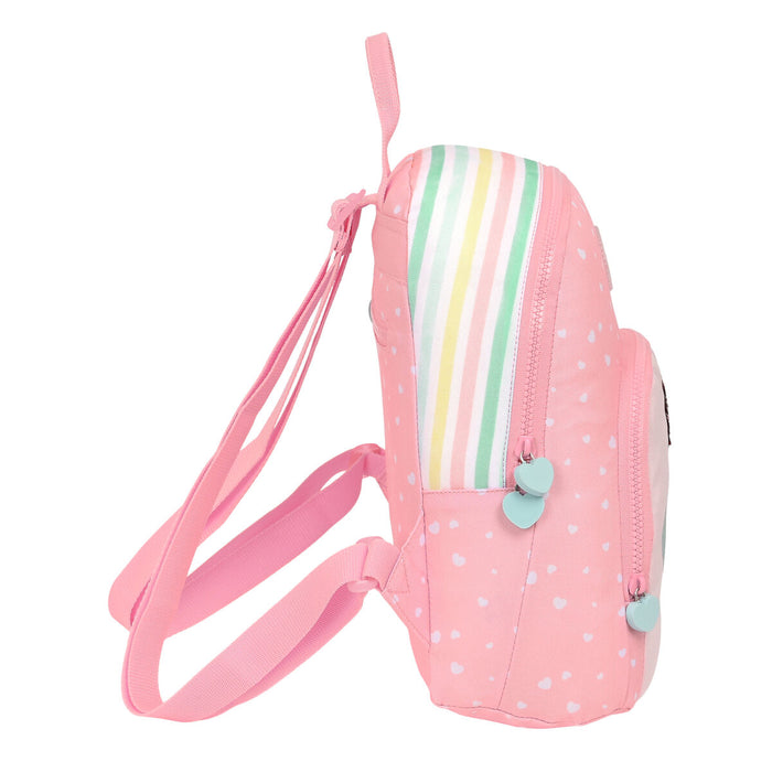 Rucsac BlackFit8 Globitos Mini Roz 25 x 30 x 13 cm