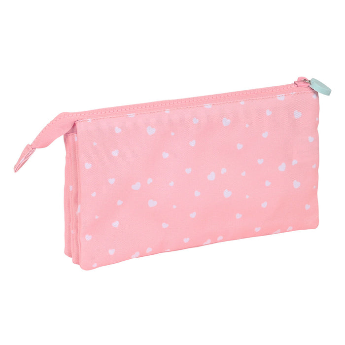 Penar triplu BlackFit8 Globitos Roz 22 x 12 x 3 cm