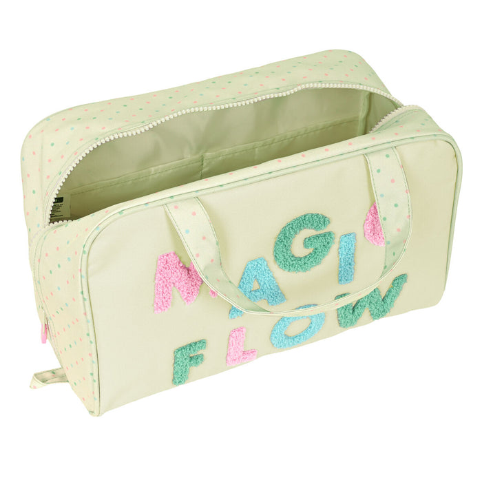 Trusă Școlară Glow Lab Magic flow Bej (31 x 14 x 19 cm)