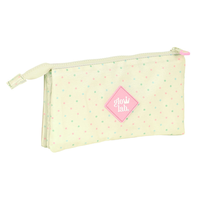 Penar triplu Glow Lab Magic flow Bej 22 x 12 x 3 cm