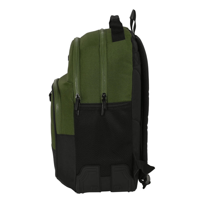 Ghiozdan Safta Dark forest Negru Verde 32 x 42 x 15 cm