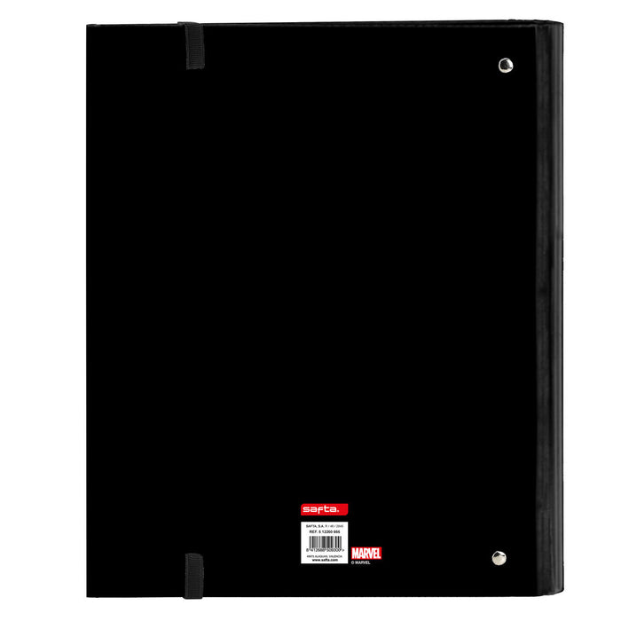 Biblioraft Marvel Negru (27 x 32 x 3.5 cm)
