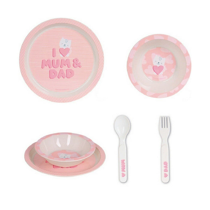 Set de Menaj pentru Copii Safta Love (4 Piese)
