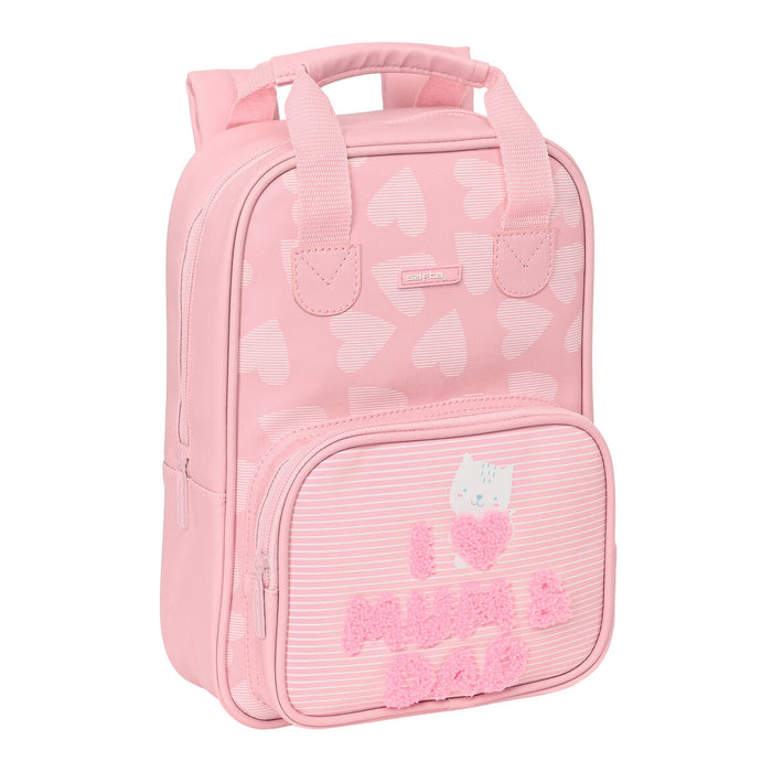 Rucsac pentru Copii Safta Love Roz 20 x 28 x 8 cm