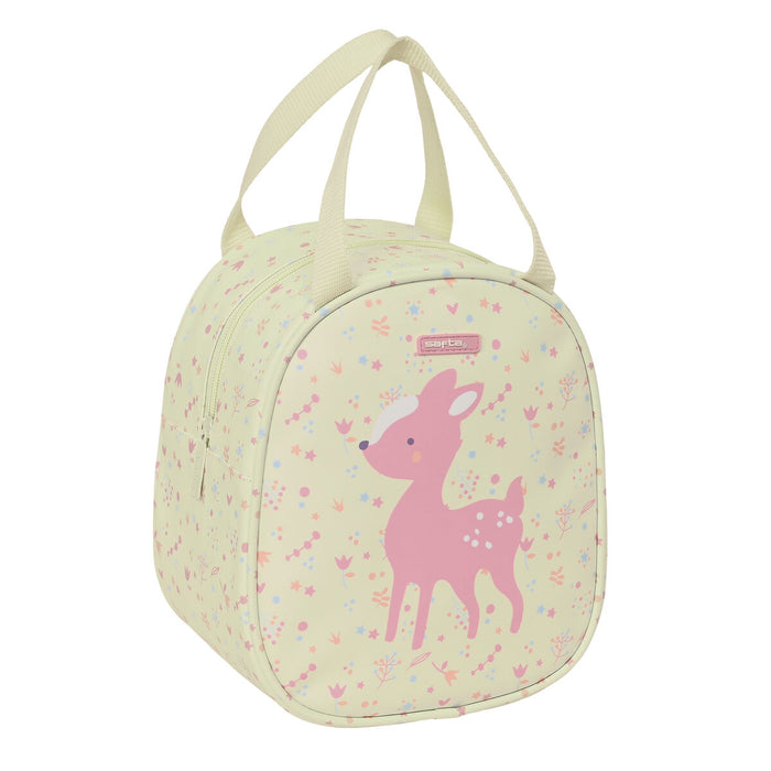 Geantă Termoizolantă pentru Gustări Safta Forest 19 x 22 x 14 cm Bej