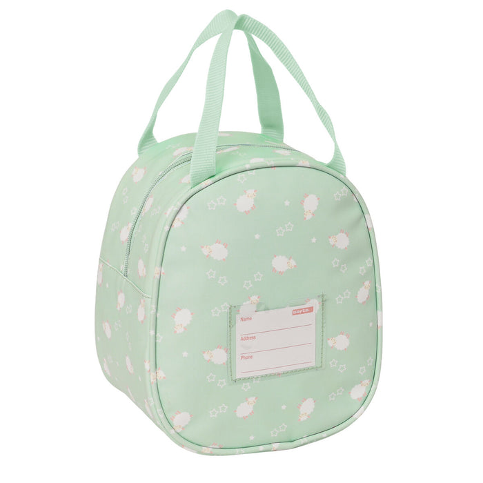 Geantă Termoizolantă pentru Gustări Safta Ovejita 19 x 22 x 14 cm Verde