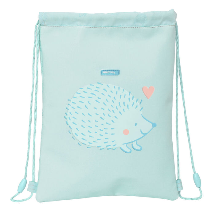 Geantă Rucsac cu Bretele Safta Erizo Turquoise (26 x 34 x 1 cm)
