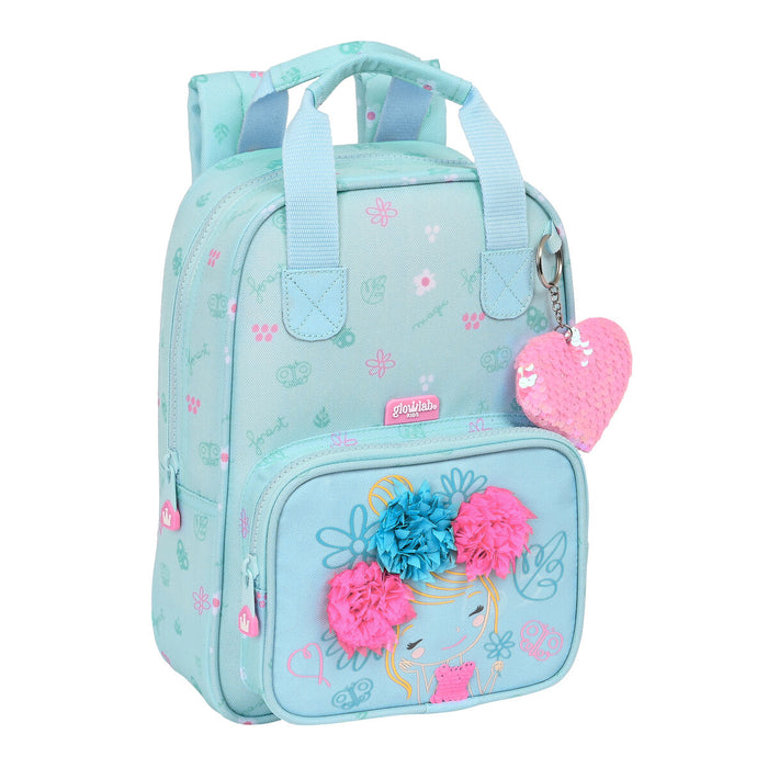 Rucsac pentru Copii Glow Lab Cute doll Albastru deschis (20 x 28 x 8 cm)