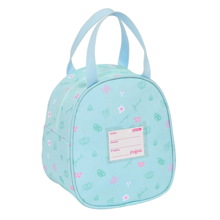 Geantă Termoizolantă pentru Gustări Glow Lab Cute doll 19 x 22 x 14 cm Albastru deschis