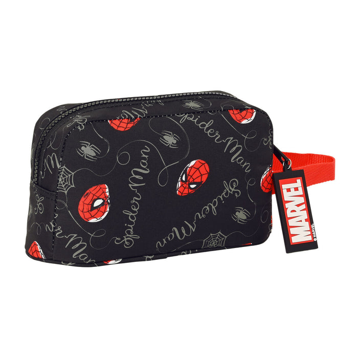 Geantă Termoizolantă pentru Gustări Spider-Man Hero Negru 21.5 x 12 x 6.5 cm