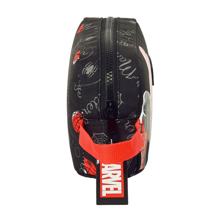 Geantă Termoizolantă pentru Gustări Spider-Man Hero Negru 21.5 x 12 x 6.5 cm