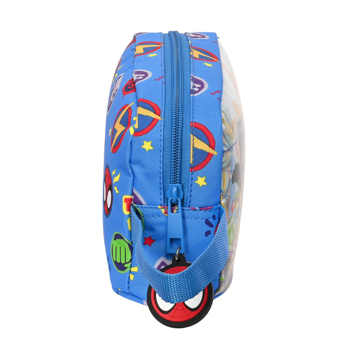 Geantă Termoizolantă pentru Gustări Spider-Man Team up Albastru 21.5 x 12 x 6.5 cm