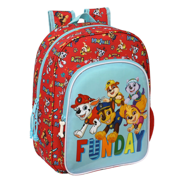 Rucsac pentru Copii The Paw Patrol Funday Roșu Albastru deschis (26 x 34 x 11 cm)