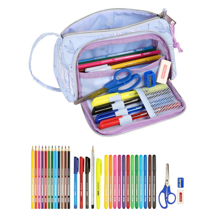 Penar cu Accesorii Frozen Believe Liliachiu 20 x 11 x 8.5 cm (32 Piese)