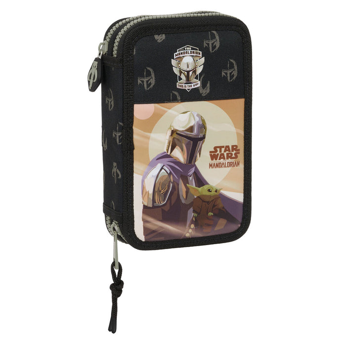 Creion dublu The Mandalorian This is the way Negru 12.5 x 19.5 x 4 cm (28 Piese)