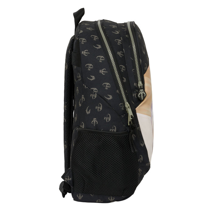 Ghiozdan The Mandalorian This is the way Negru 32 x 44 x 16 cm