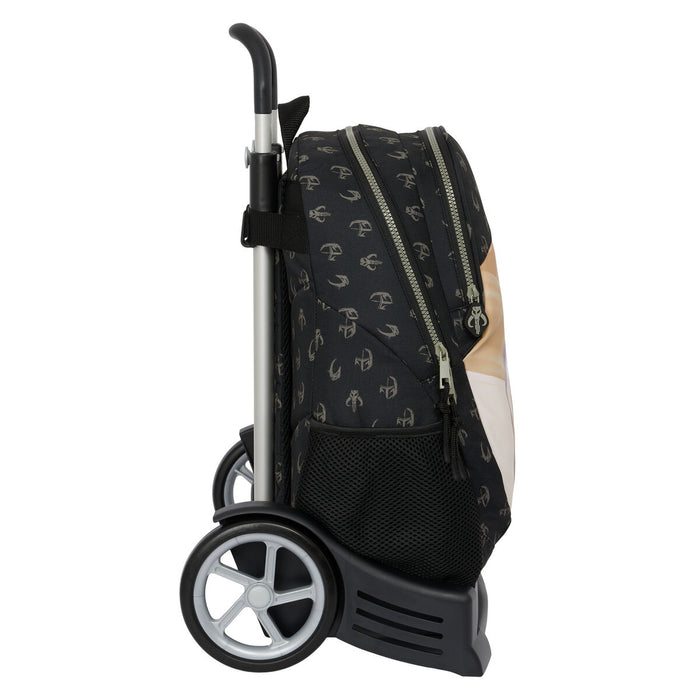 Ghiozdan cu Roți The Mandalorian This is the way Negru 32 x 44 x 16 cm