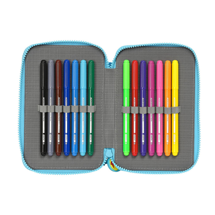 Penar cu Accesorii Toy Story Ready to play Albastru 12.5 x 19.5 x 4 cm (28 Piese)