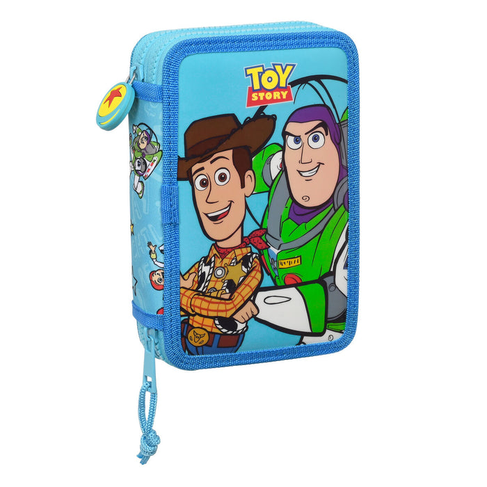 Penar cu Accesorii Toy Story Ready to play Albastru 12.5 x 19.5 x 4 cm (28 Piese)
