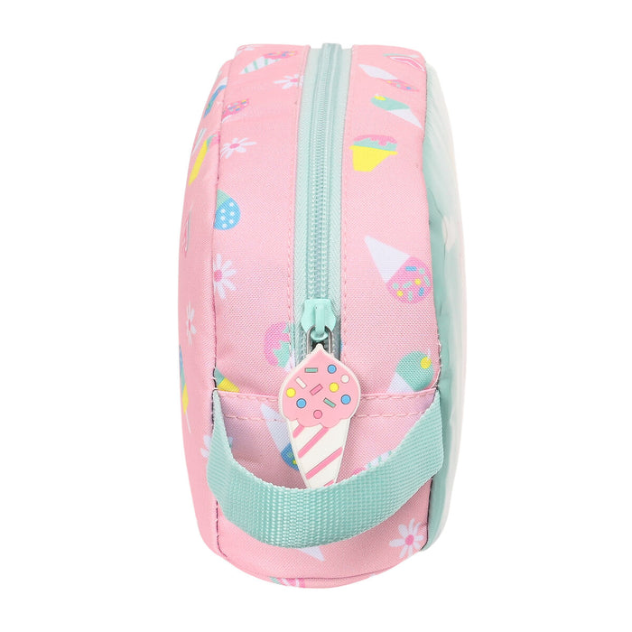 Geantă Termoizolantă pentru Gustări Peppa Pig Ice cream Roz Mentă 21.5 x 12 x 6.5 cm
