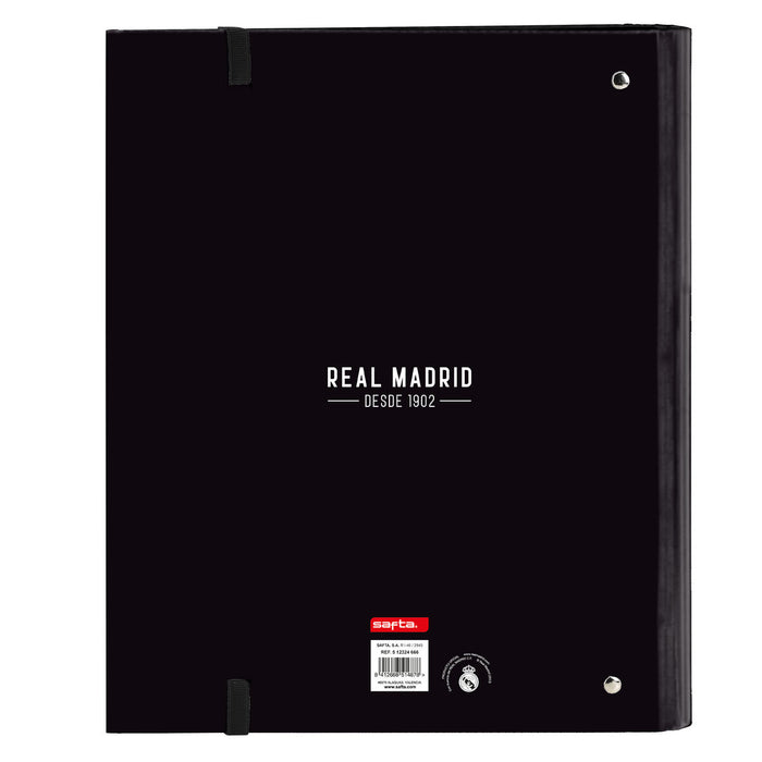 Biblioraft Real Madrid C.F. Corporativa Negru (27 x 32 x 3.5 cm)