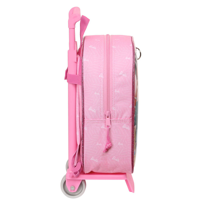 Ghiozdan cu Roți Barbie Girl Roz 22 x 27 x 10 cm