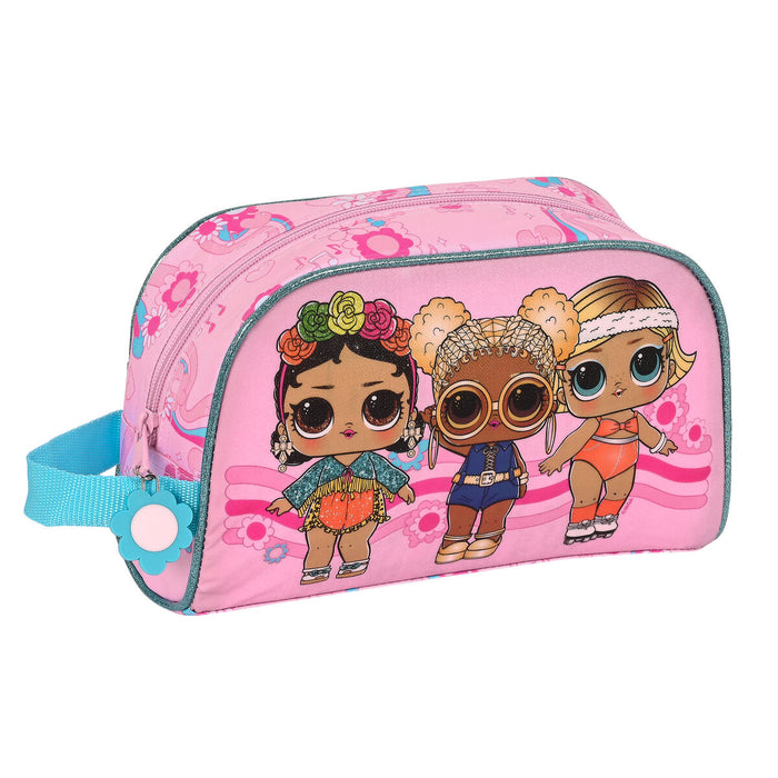 Trusă Școlară LOL Surprise! Glow girl Roz (26 x 16 x 9 cm)