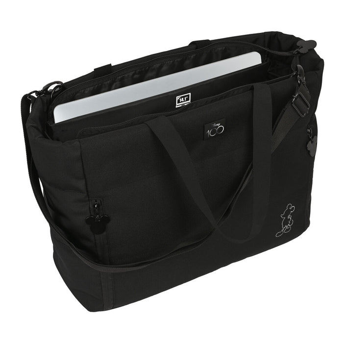 Servietă pentru Laptop Mickey Mouse Clubhouse Negru (54 x 31 x 17 cm)