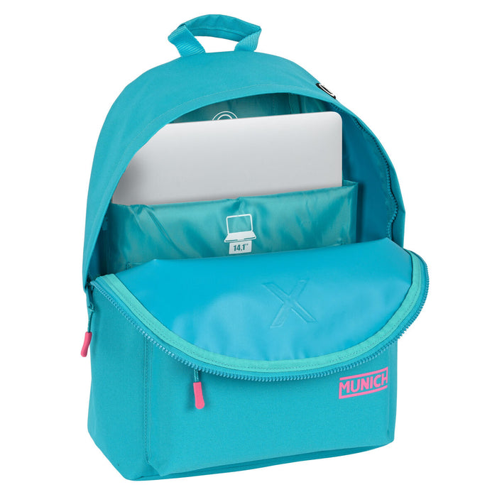 Rucsac pentru Laptop Munich  munich basicos  31 x 41 x 16 cm Turquoise