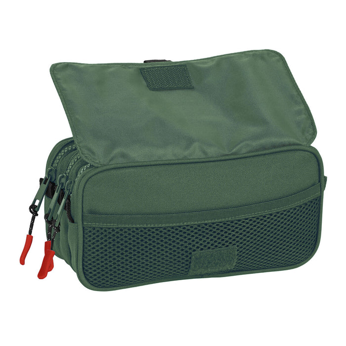 Penar triplu Munich Verde Verde (21,5 x 10 x 8 cm)