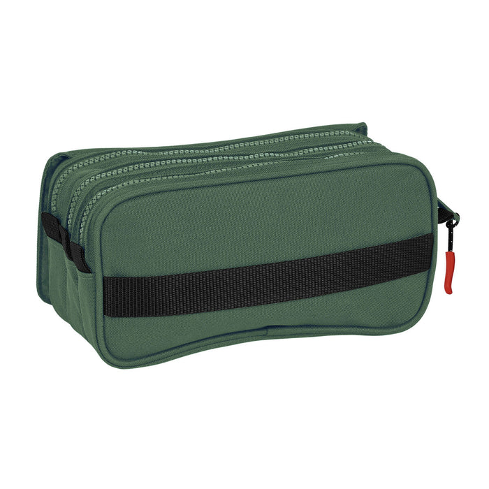 Penar triplu Munich Verde Verde (21,5 x 10 x 8 cm)