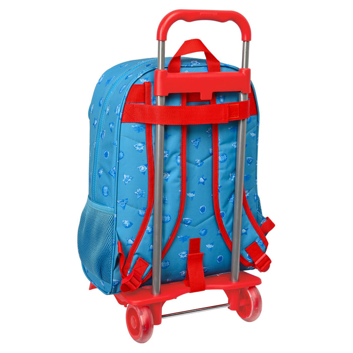 Ghiozdan cu Roți SuperThings Rescue force 32 x 42 x 14 cm Albastru