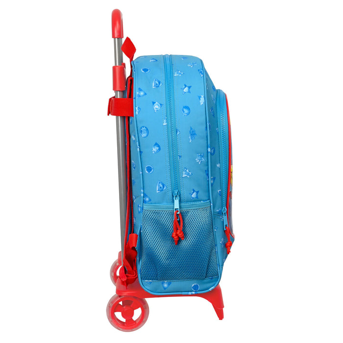 Ghiozdan cu Roți SuperThings Rescue force 32 x 42 x 14 cm Albastru