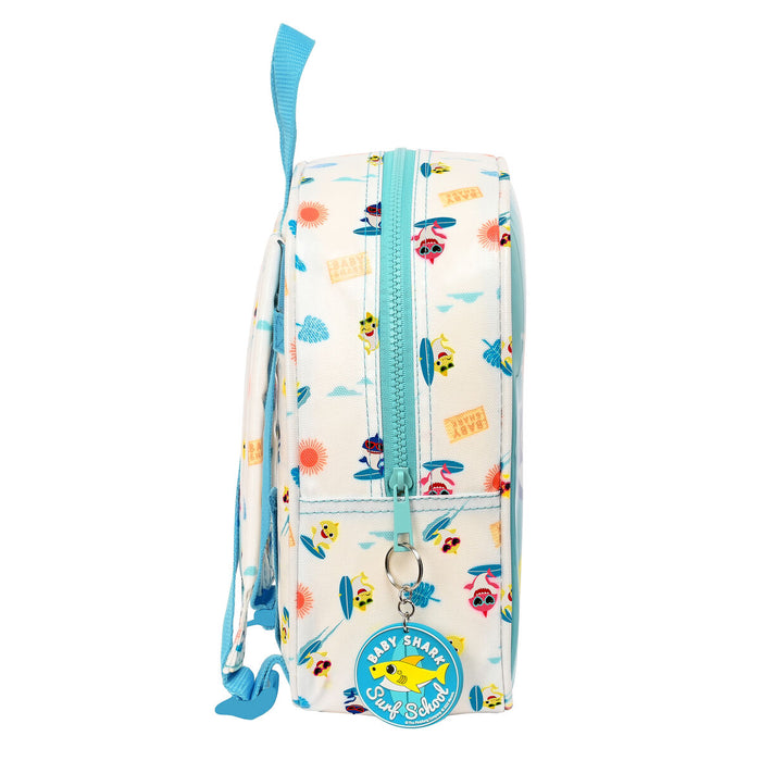 Rucsac pentru Copii Baby Shark Surfing Albastru Alb 22 x 27 x 10 cm