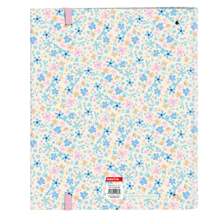 Biblioraft BlackFit8 Blossom Multicolor 27 x 32 x 3.5 cm