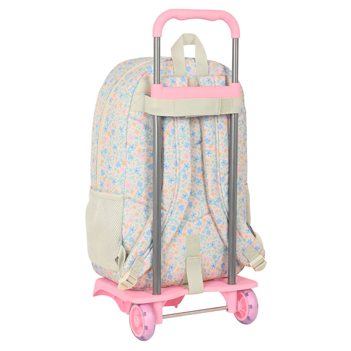 Ghiozdan cu Roți BlackFit8 Blossom Multicolor 30 x 46 x 14 cm